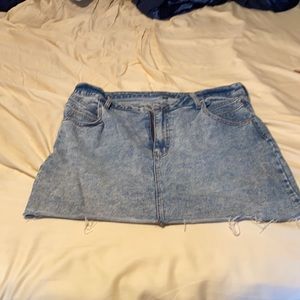 Denim skirt